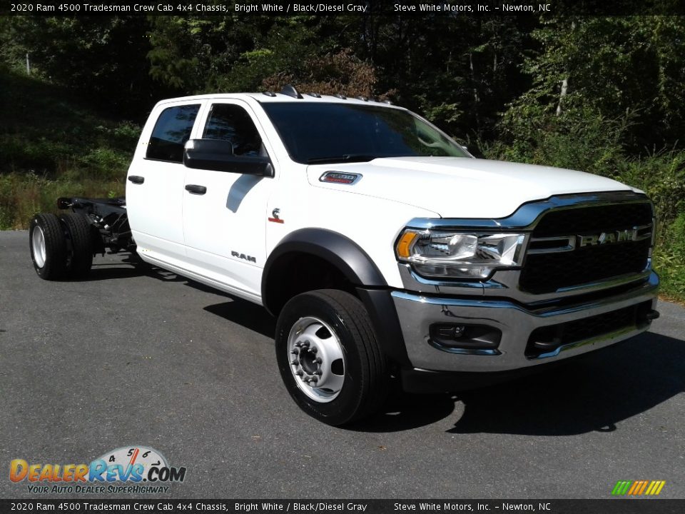 2020 Ram 4500 Tradesman Crew Cab 4x4 Chassis Bright White / Black/Diesel Gray Photo #4