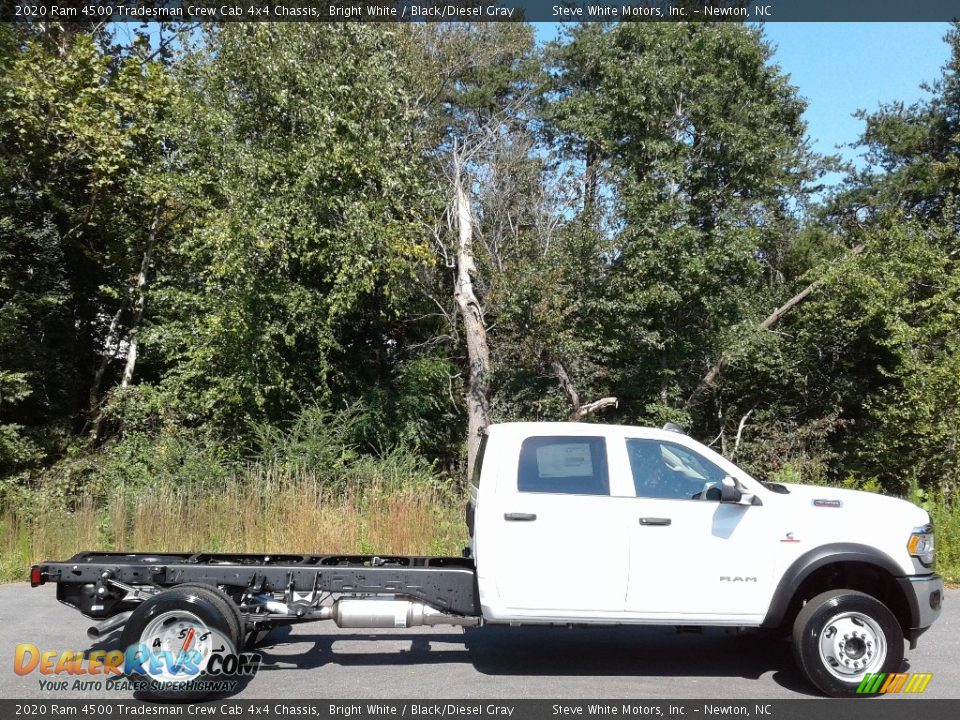 2020 Ram 4500 Tradesman Crew Cab 4x4 Chassis Bright White / Black/Diesel Gray Photo #5