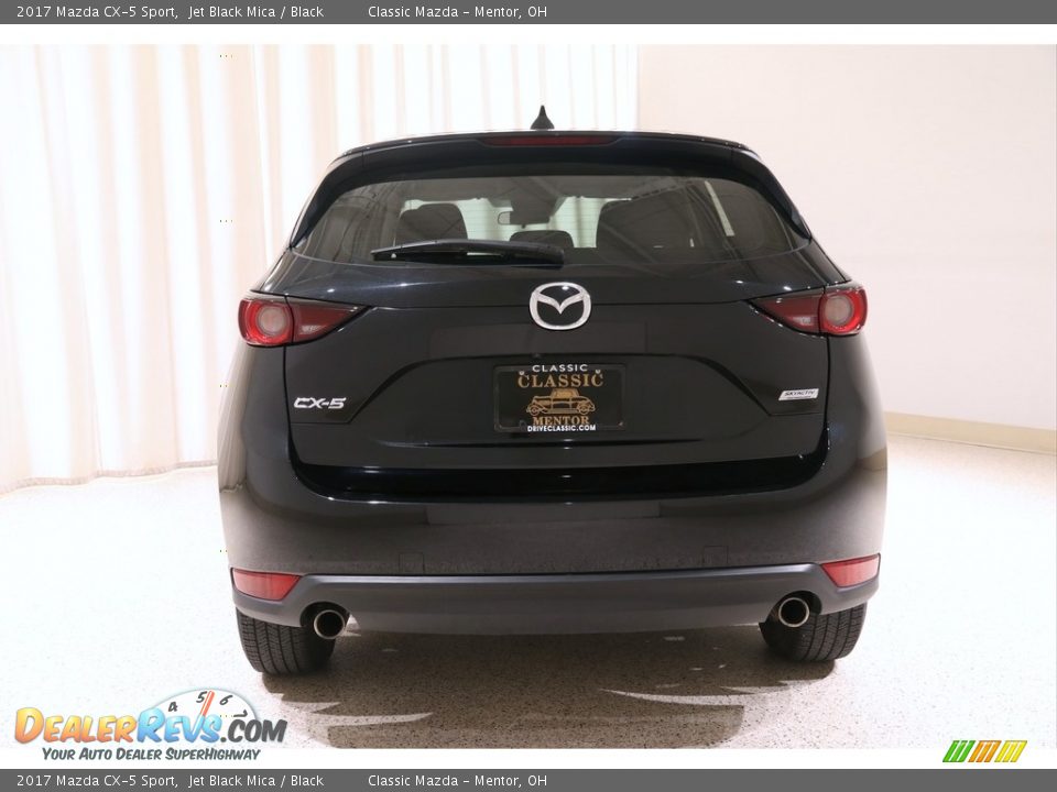 2017 Mazda CX-5 Sport Jet Black Mica / Black Photo #16