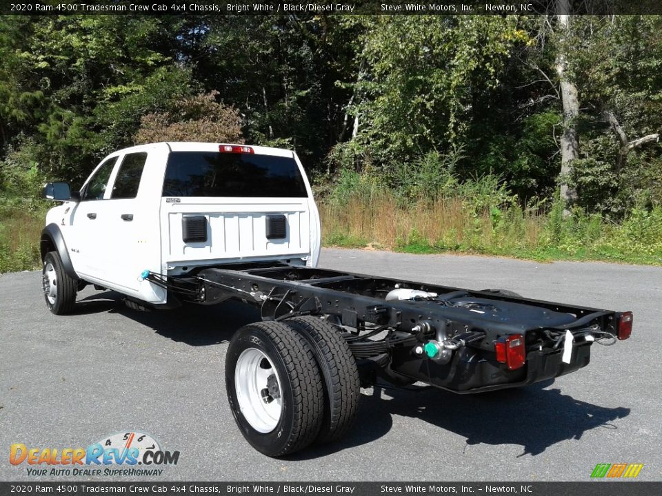 2020 Ram 4500 Tradesman Crew Cab 4x4 Chassis Bright White / Black/Diesel Gray Photo #8