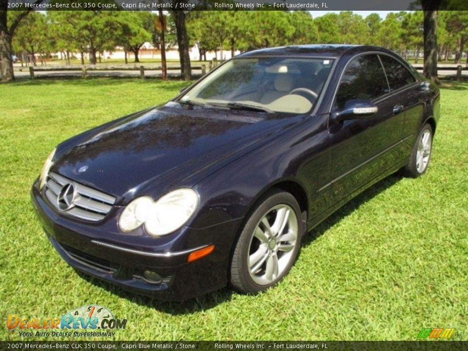 Front 3/4 View of 2007 Mercedes-Benz CLK 350 Coupe Photo #1
