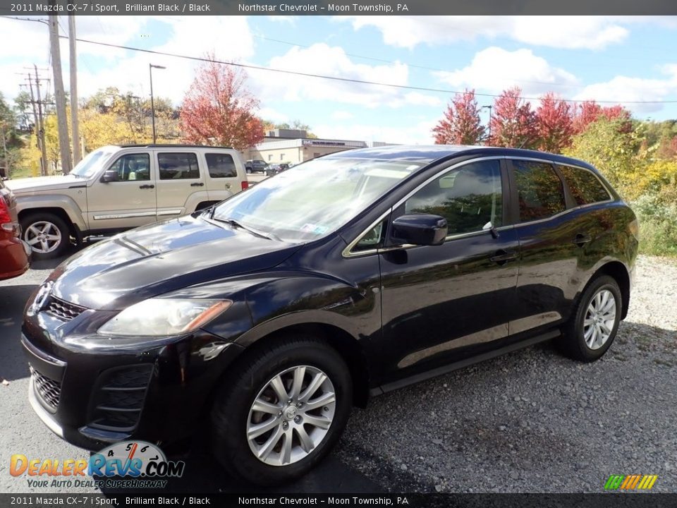 2011 Mazda CX-7 i Sport Brilliant Black / Black Photo #1
