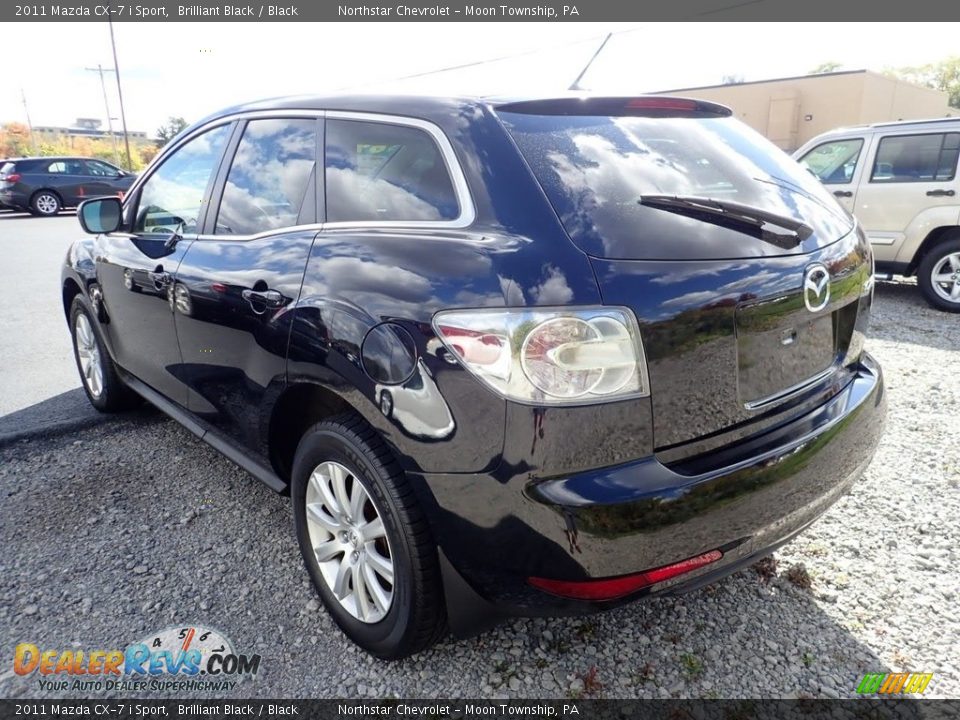 2011 Mazda CX-7 i Sport Brilliant Black / Black Photo #2