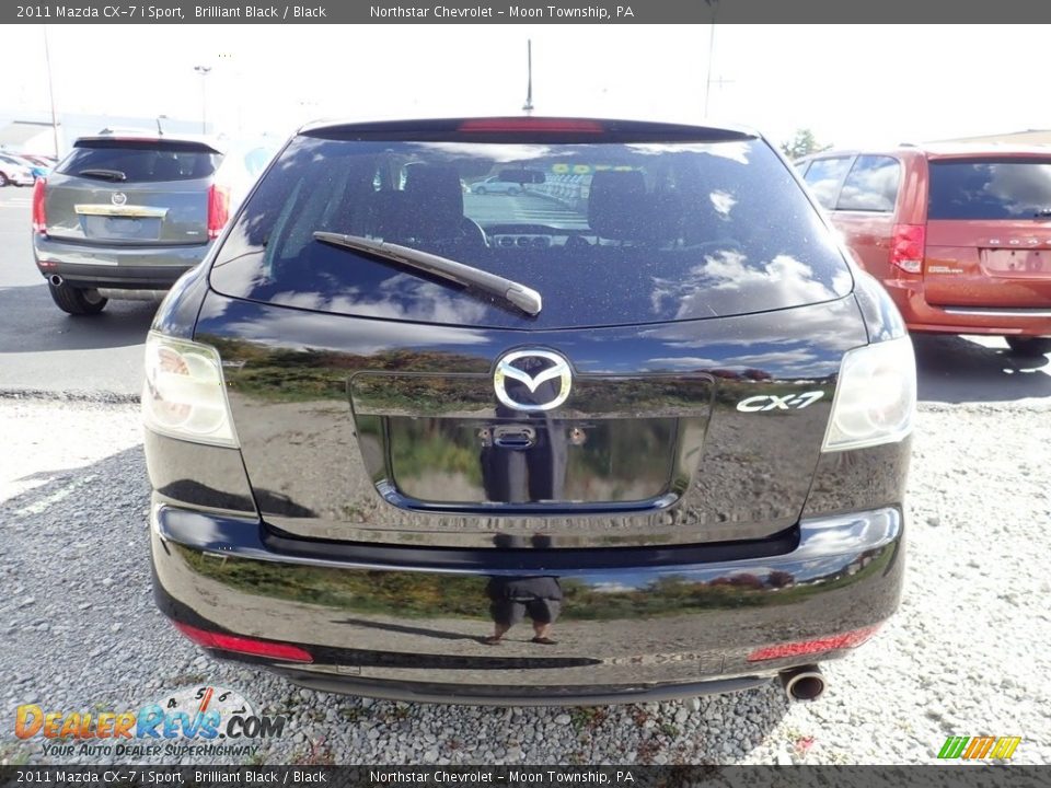 2011 Mazda CX-7 i Sport Brilliant Black / Black Photo #3