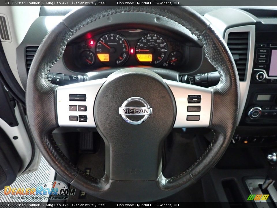 2017 Nissan Frontier SV King Cab 4x4 Steering Wheel Photo #21
