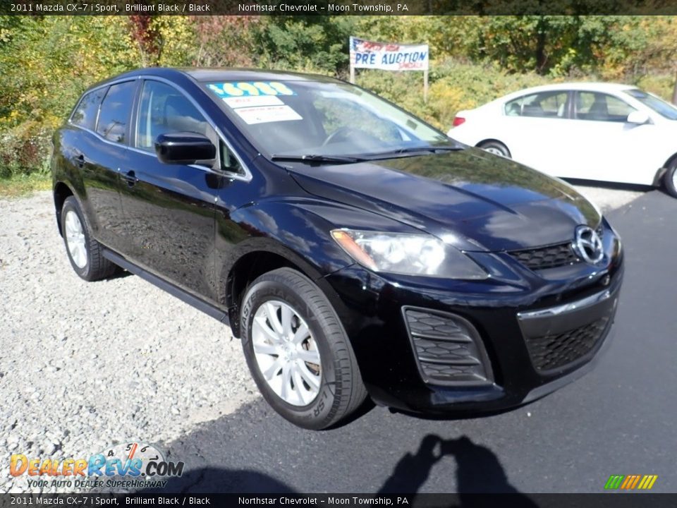 2011 Mazda CX-7 i Sport Brilliant Black / Black Photo #5