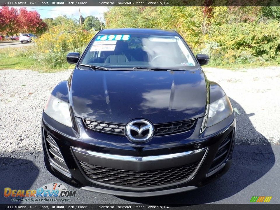 2011 Mazda CX-7 i Sport Brilliant Black / Black Photo #6