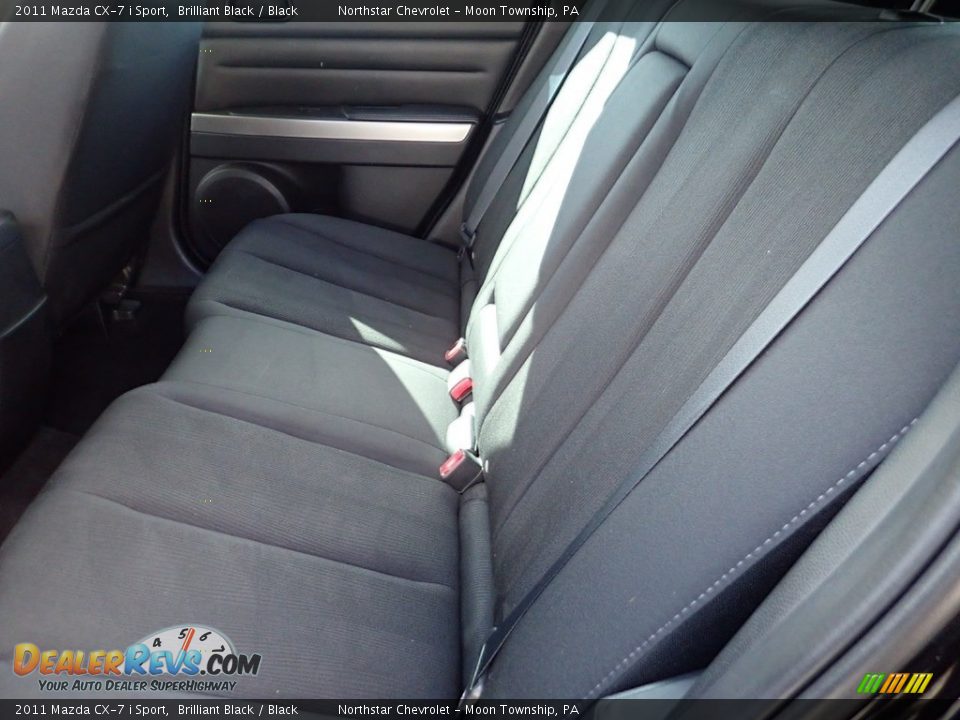 2011 Mazda CX-7 i Sport Brilliant Black / Black Photo #9