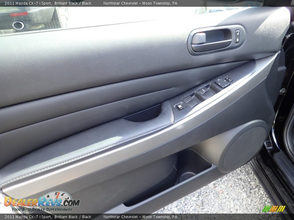 2011 Mazda CX-7 i Sport Brilliant Black / Black Photo #11