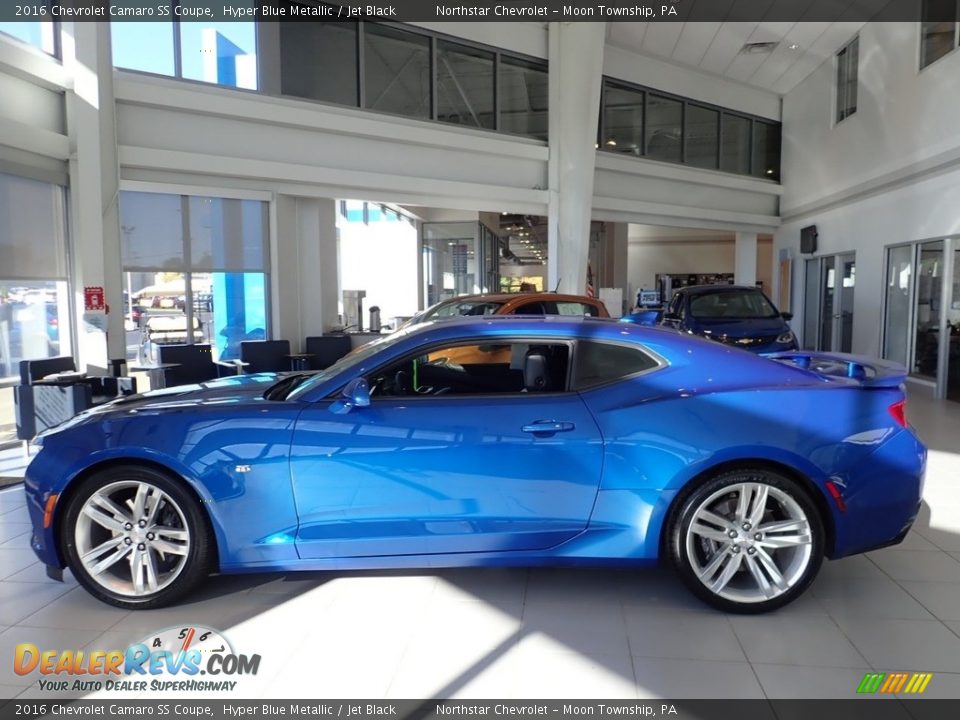 Hyper Blue Metallic 2016 Chevrolet Camaro SS Coupe Photo #4