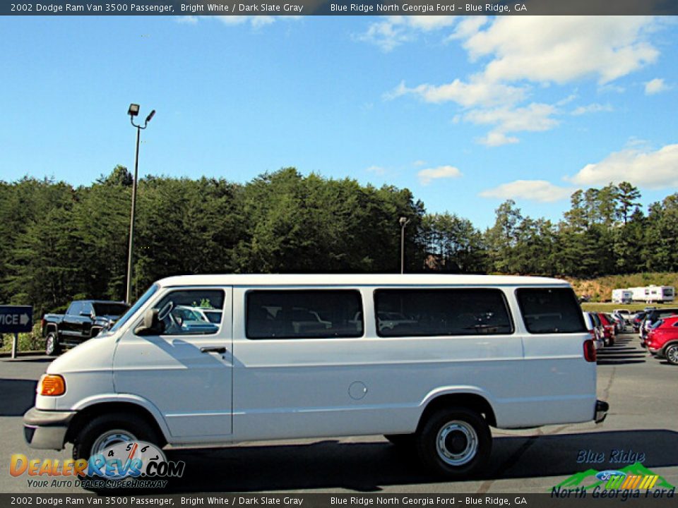 2002 Dodge Ram Van 3500 Passenger Bright White / Dark Slate Gray Photo #2