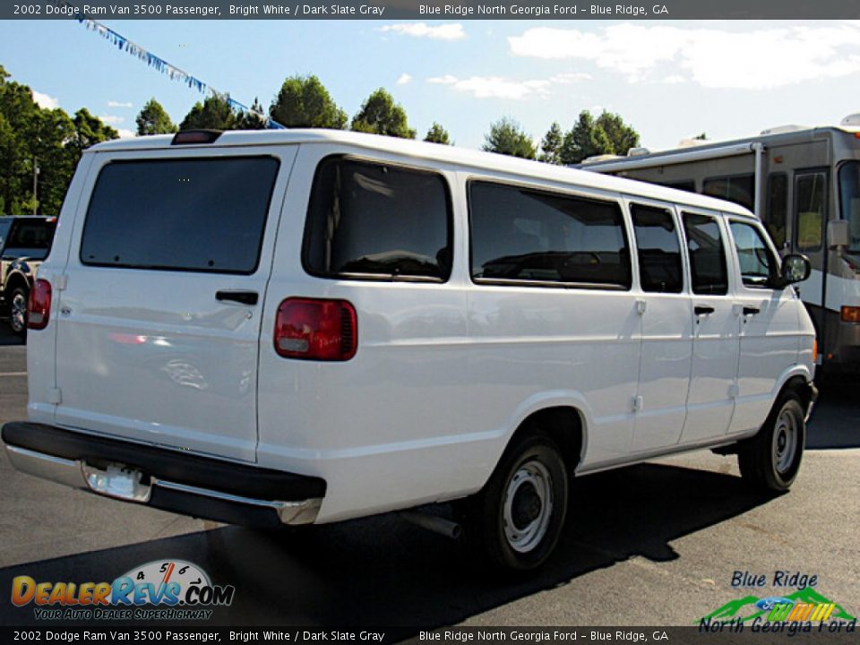 2002 Dodge Ram Van 3500 Passenger Bright White / Dark Slate Gray Photo #5