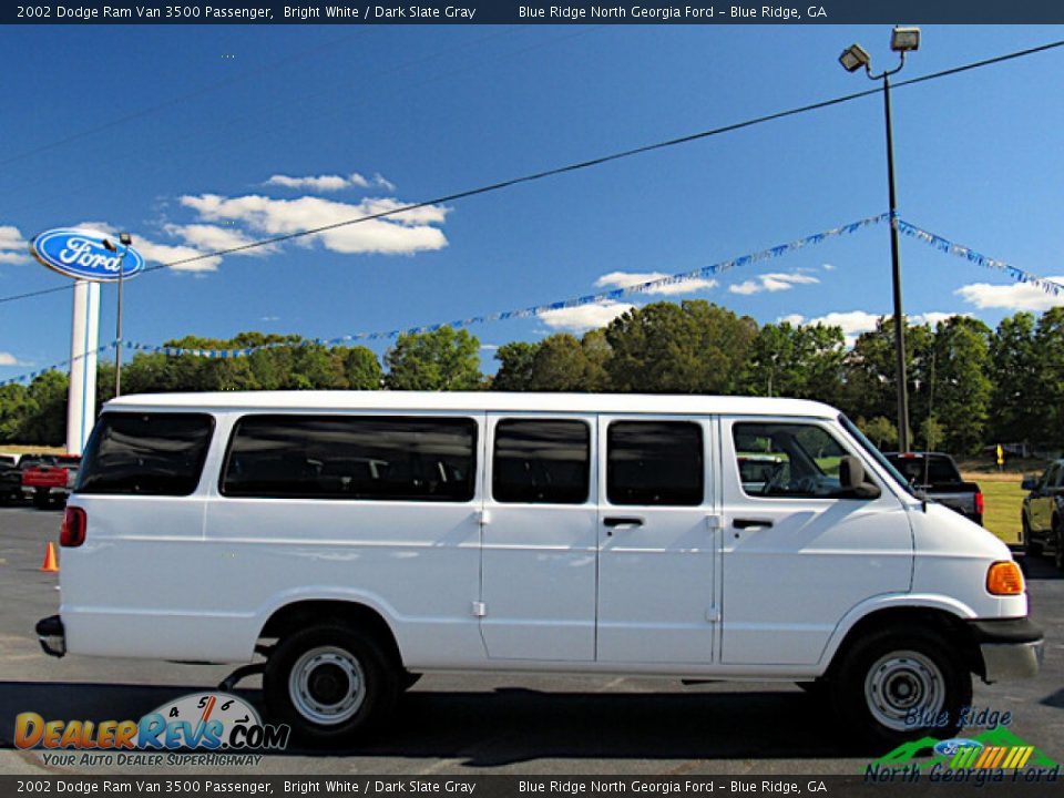 2002 Dodge Ram Van 3500 Passenger Bright White / Dark Slate Gray Photo #6