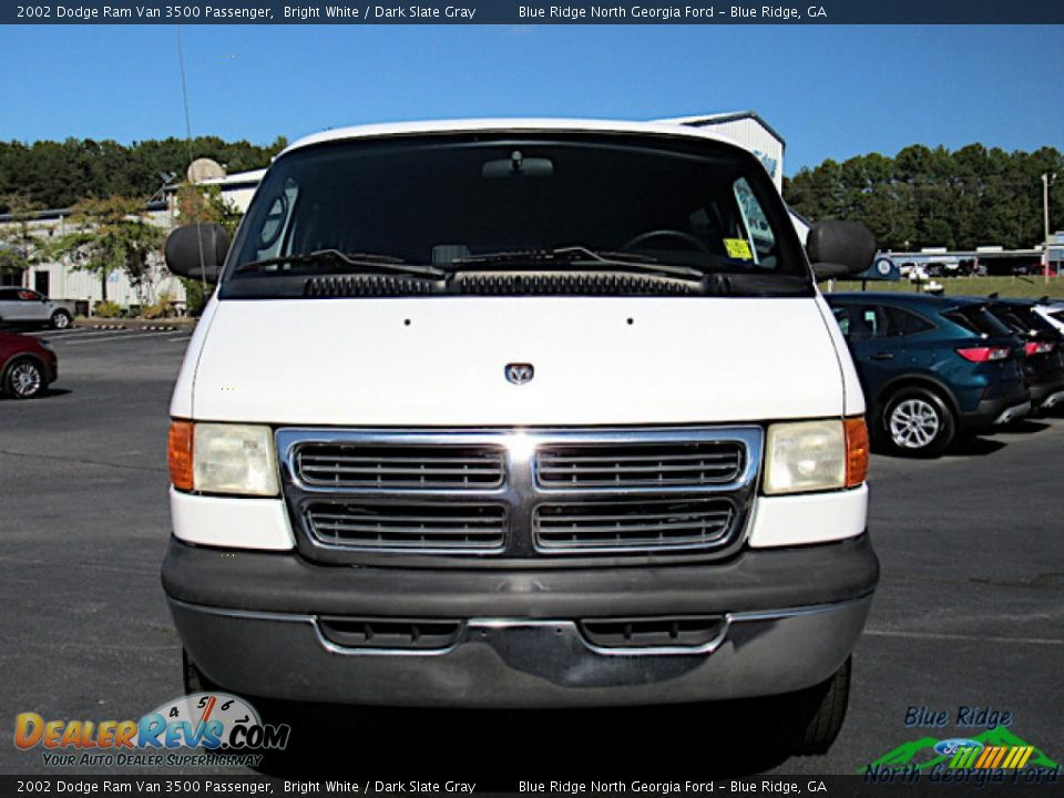 2002 Dodge Ram Van 3500 Passenger Bright White / Dark Slate Gray Photo #8