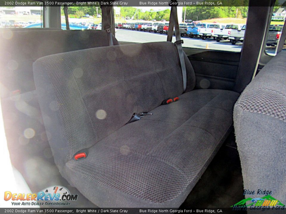 2002 Dodge Ram Van 3500 Passenger Bright White / Dark Slate Gray Photo #13