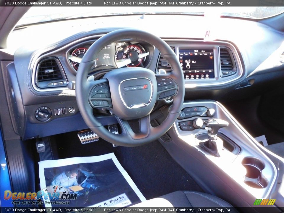 Black Interior - 2020 Dodge Challenger GT AWD Photo #14