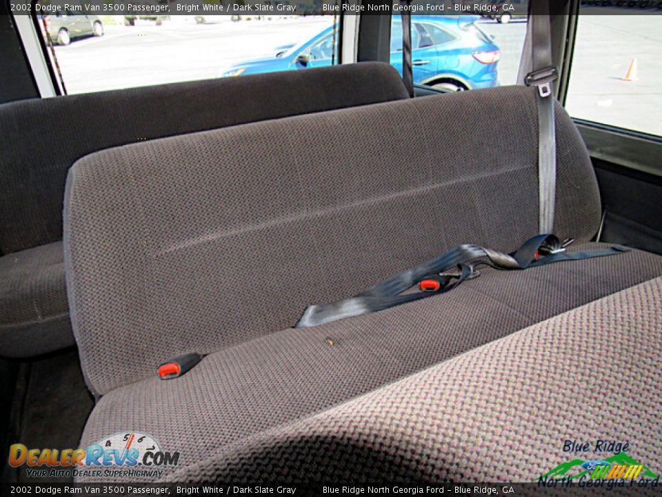 2002 Dodge Ram Van 3500 Passenger Bright White / Dark Slate Gray Photo #14