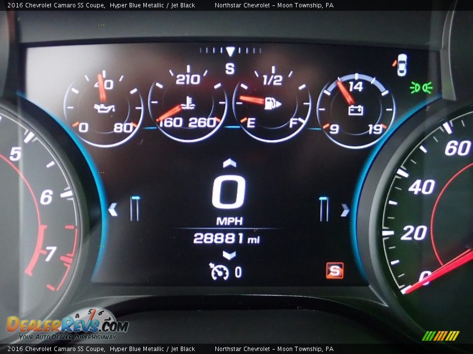 2016 Chevrolet Camaro SS Coupe Gauges Photo #30