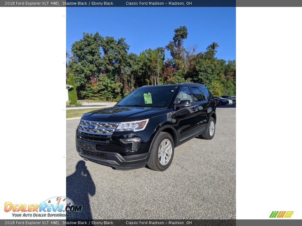 2018 Ford Explorer XLT 4WD Shadow Black / Ebony Black Photo #1