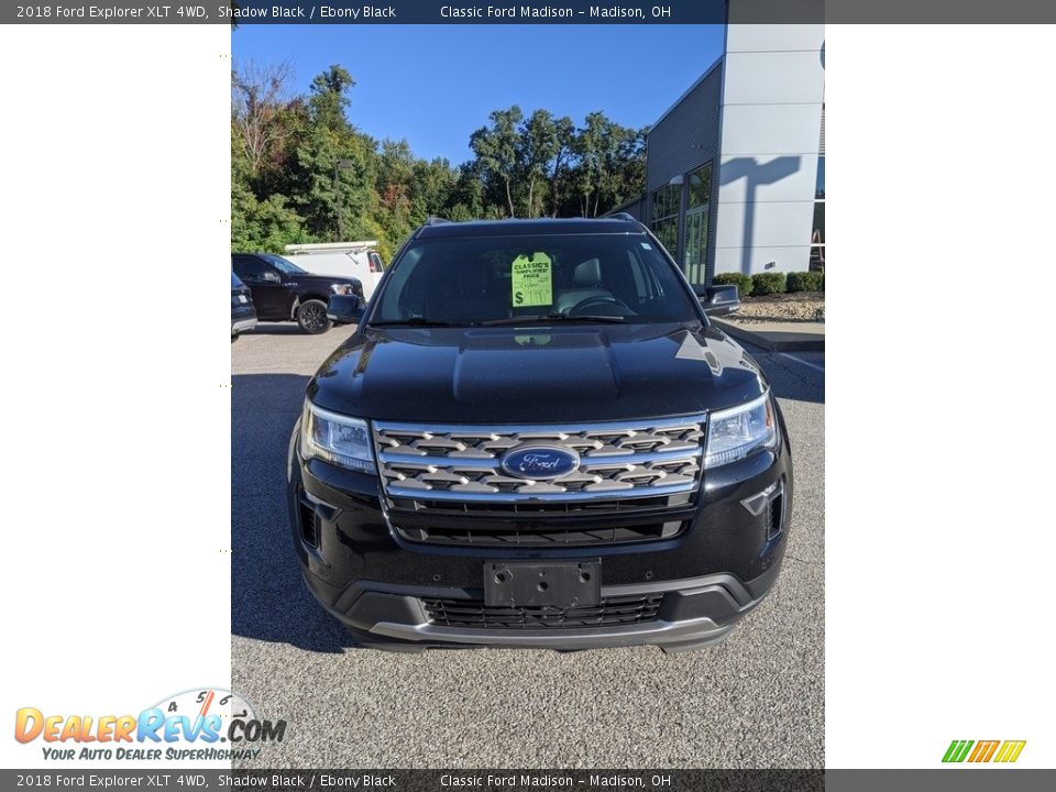 2018 Ford Explorer XLT 4WD Shadow Black / Ebony Black Photo #2