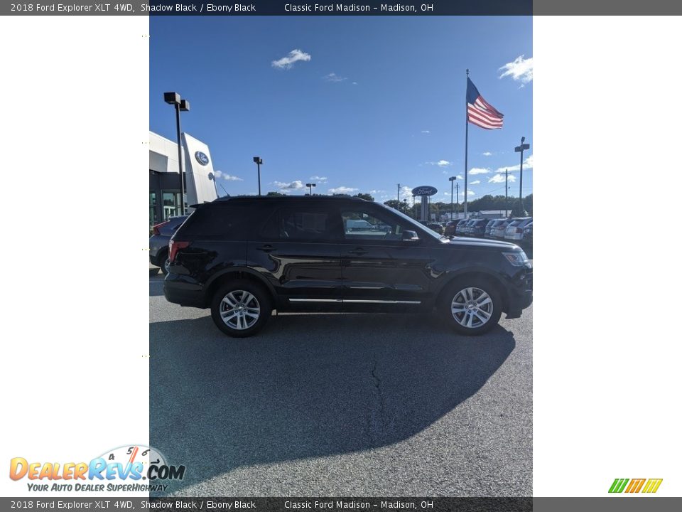 2018 Ford Explorer XLT 4WD Shadow Black / Ebony Black Photo #4