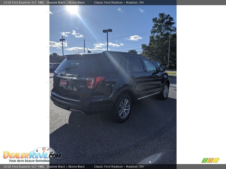 2018 Ford Explorer XLT 4WD Shadow Black / Ebony Black Photo #5