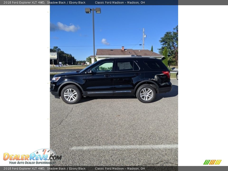 2018 Ford Explorer XLT 4WD Shadow Black / Ebony Black Photo #8