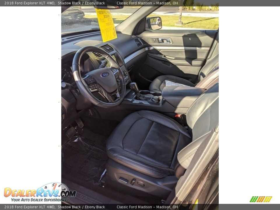 2018 Ford Explorer XLT 4WD Shadow Black / Ebony Black Photo #11