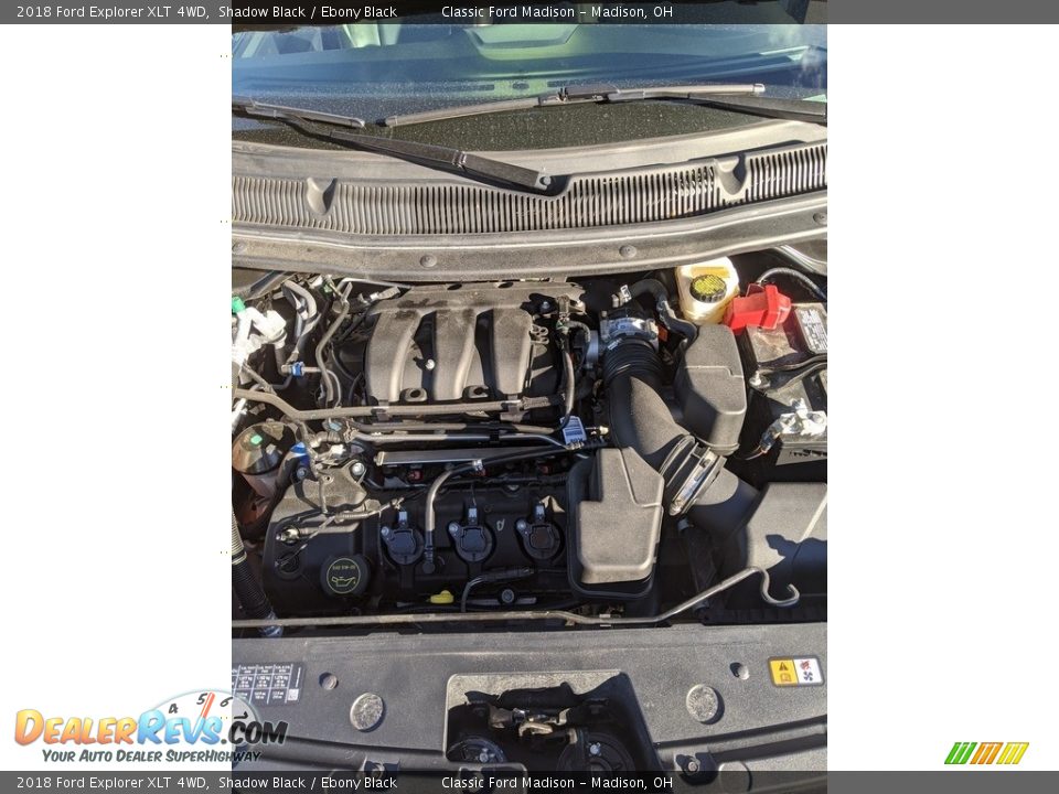 2018 Ford Explorer XLT 4WD Shadow Black / Ebony Black Photo #16
