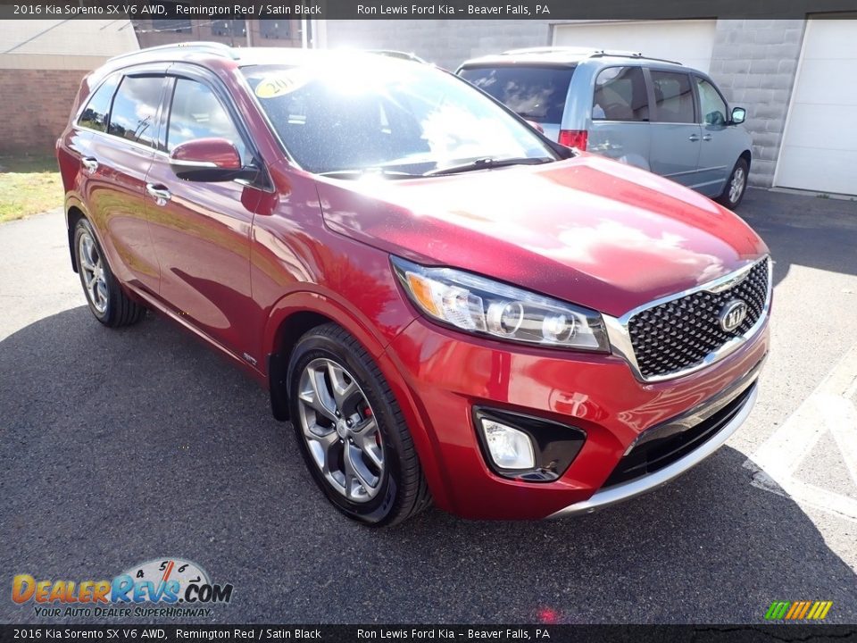 2016 Kia Sorento SX V6 AWD Remington Red / Satin Black Photo #3