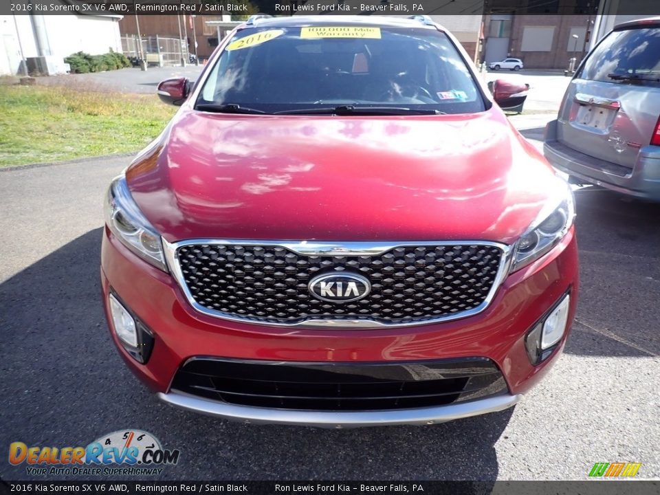 2016 Kia Sorento SX V6 AWD Remington Red / Satin Black Photo #4