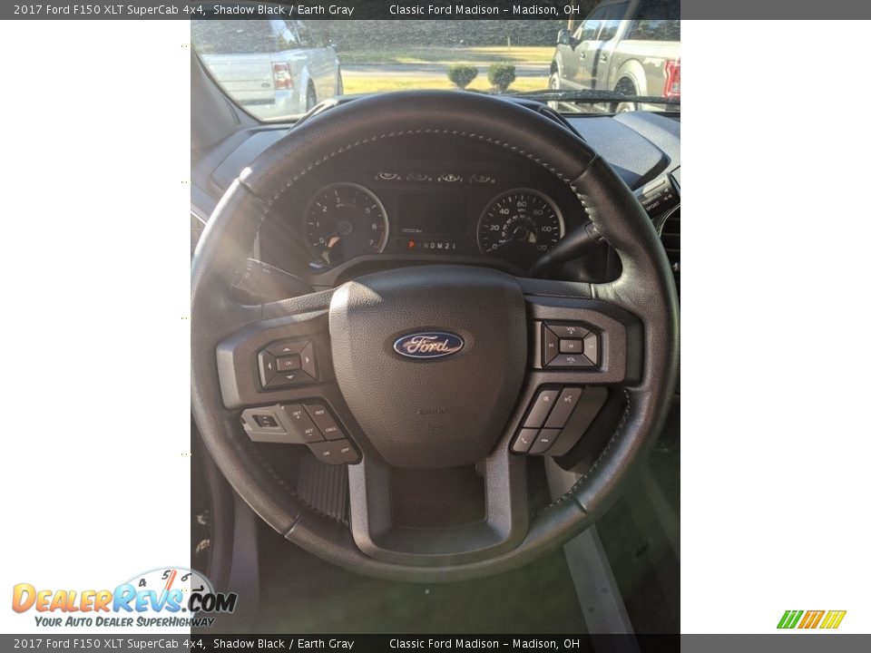 2017 Ford F150 XLT SuperCab 4x4 Shadow Black / Earth Gray Photo #9