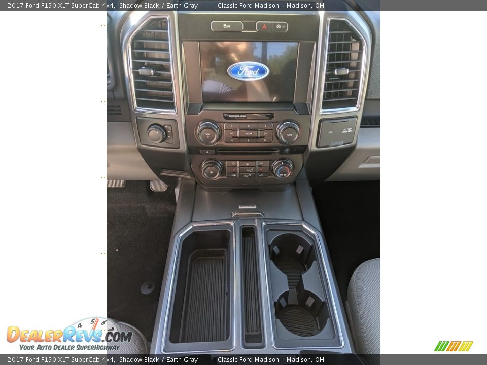 2017 Ford F150 XLT SuperCab 4x4 Shadow Black / Earth Gray Photo #10