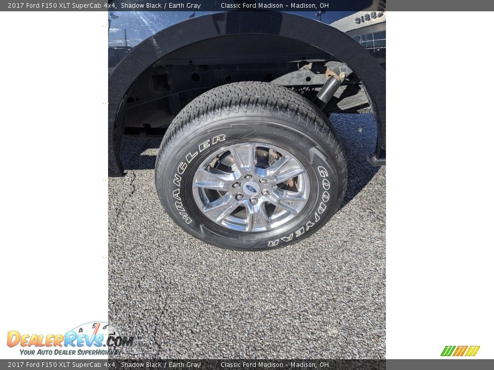 2017 Ford F150 XLT SuperCab 4x4 Shadow Black / Earth Gray Photo #14