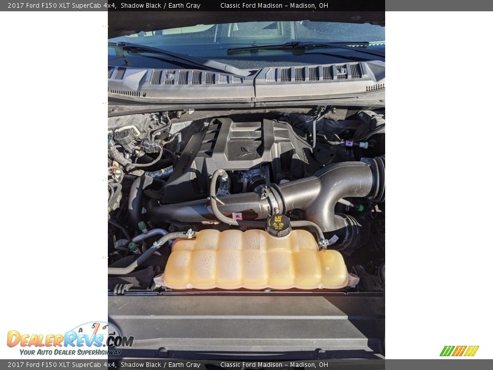 2017 Ford F150 XLT SuperCab 4x4 Shadow Black / Earth Gray Photo #15