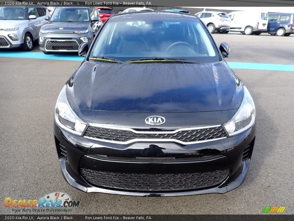 2020 Kia Rio LX Aurora Black / Black Photo #4