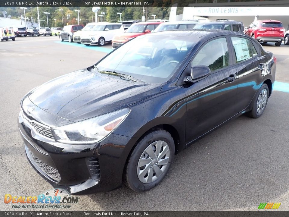 2020 Kia Rio LX Aurora Black / Black Photo #5