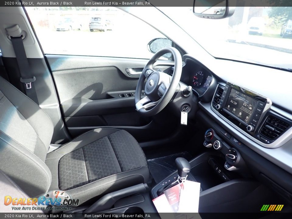 2020 Kia Rio LX Aurora Black / Black Photo #10