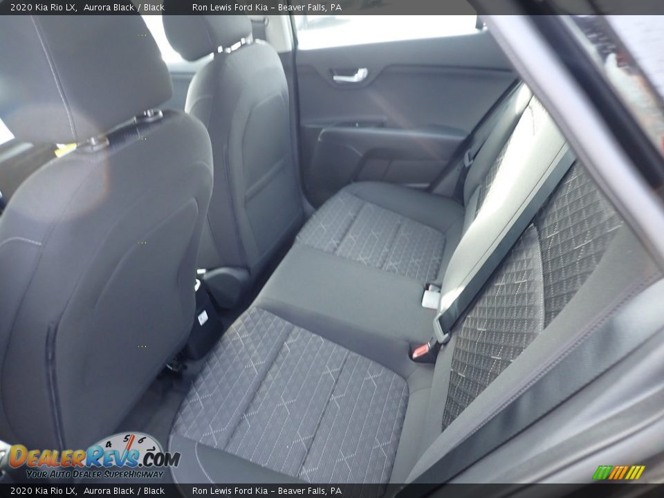 2020 Kia Rio LX Aurora Black / Black Photo #11