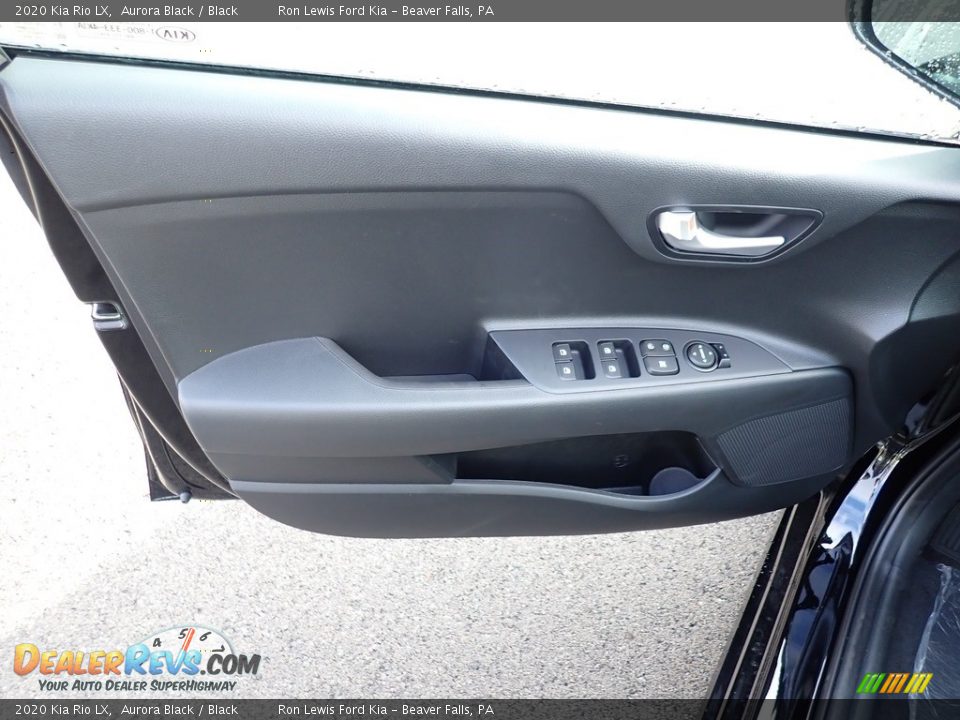 2020 Kia Rio LX Aurora Black / Black Photo #13