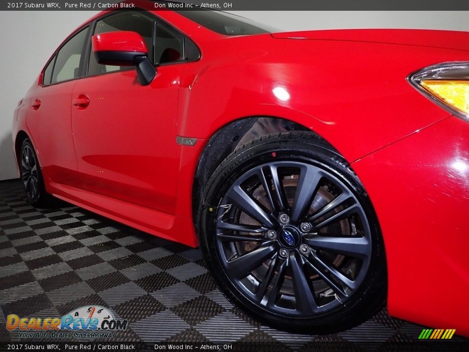 2017 Subaru WRX Pure Red / Carbon Black Photo #3