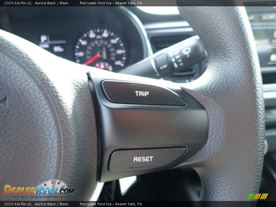 2020 Kia Rio LX Aurora Black / Black Photo #17