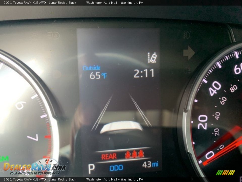 2021 Toyota RAV4 XLE AWD Lunar Rock / Black Photo #5