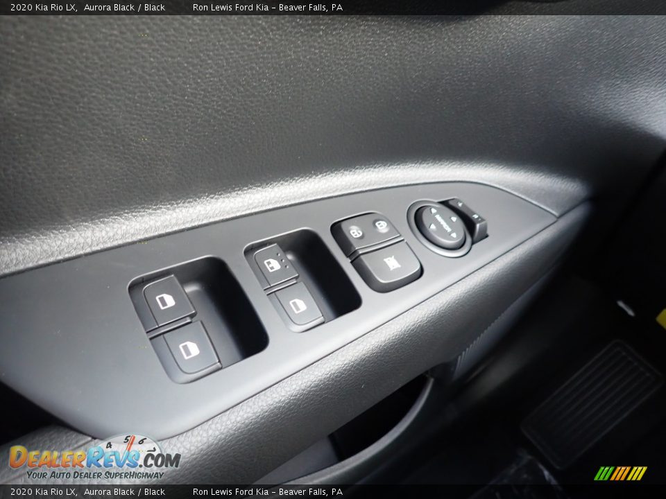 2020 Kia Rio LX Aurora Black / Black Photo #20
