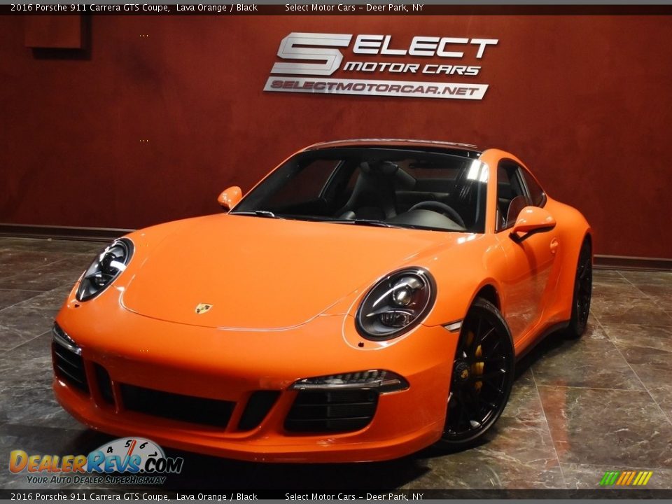 2016 Porsche 911 Carrera GTS Coupe Lava Orange / Black Photo #1