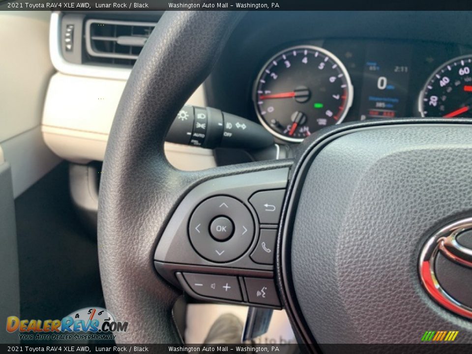 2021 Toyota RAV4 XLE AWD Steering Wheel Photo #9