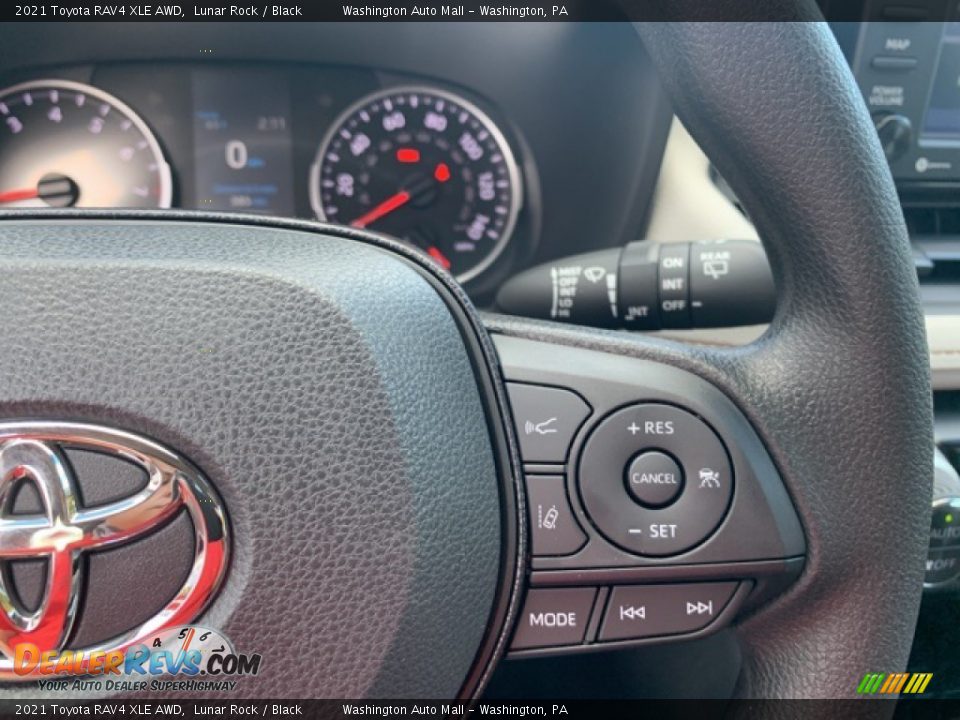 2021 Toyota RAV4 XLE AWD Steering Wheel Photo #10