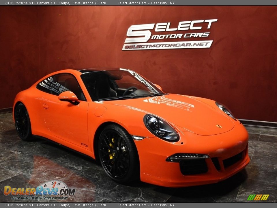 2016 Porsche 911 Carrera GTS Coupe Lava Orange / Black Photo #3