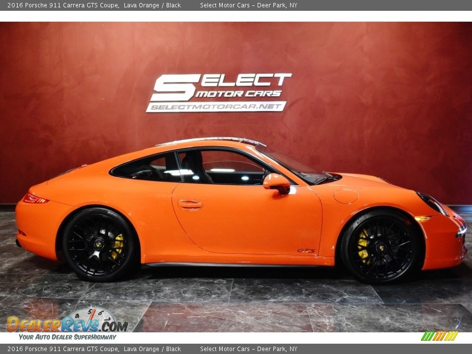 2016 Porsche 911 Carrera GTS Coupe Lava Orange / Black Photo #4