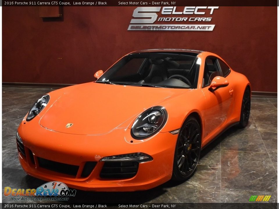 2016 Porsche 911 Carrera GTS Coupe Lava Orange / Black Photo #7